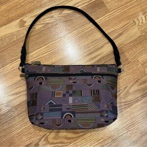 Vintage 80s‎ Danny K purple Tapestry Shoulder Bag